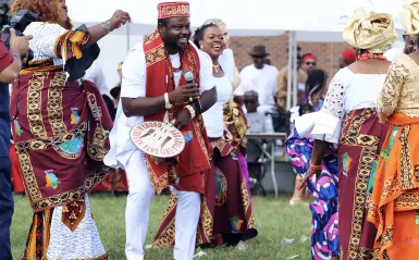photo of people celebrating at the 2023 IgboFest event