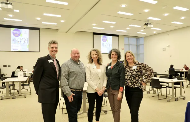 a photo of NHCC staff, faculty and administrators at the 2024 Xperience Project Internship Fair