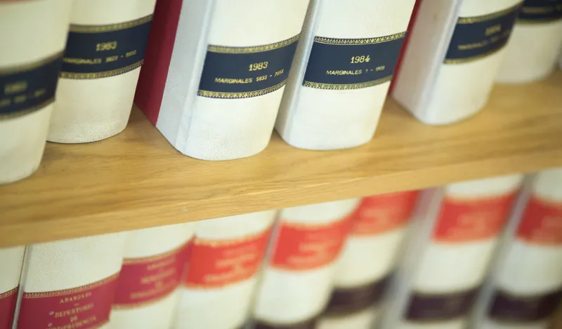 a stock photo of paralegal books 