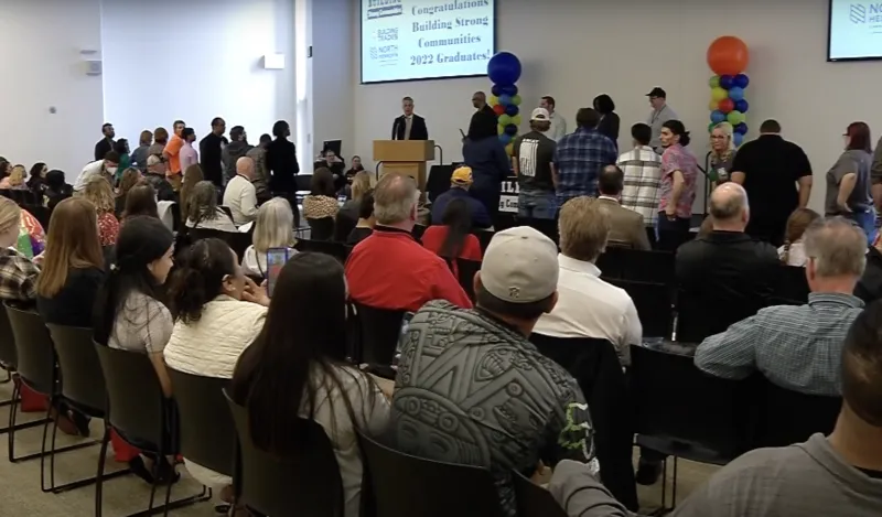 a photo of the Building Strong Communities Graduation in the Grand Hall