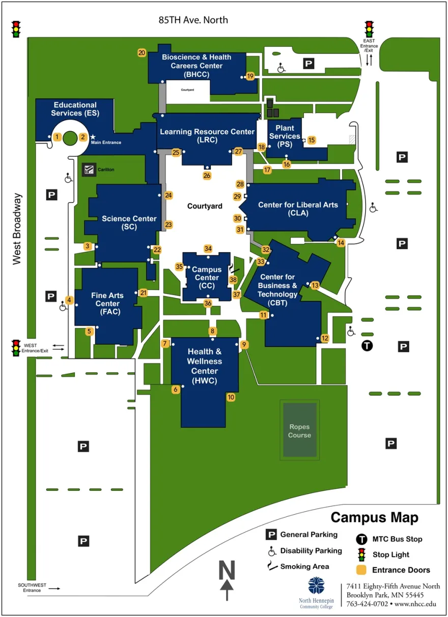 Campus Maps North Hennepin Community College