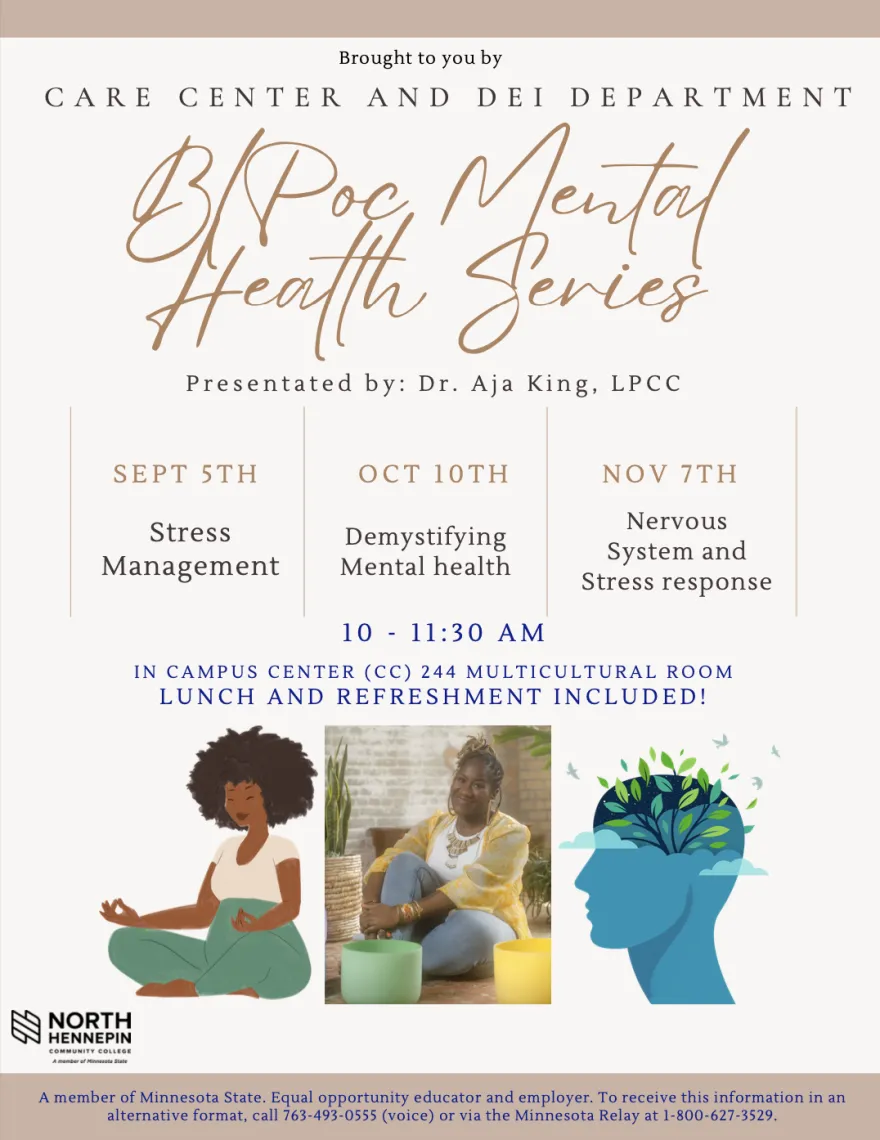 Mental Health Series flyer