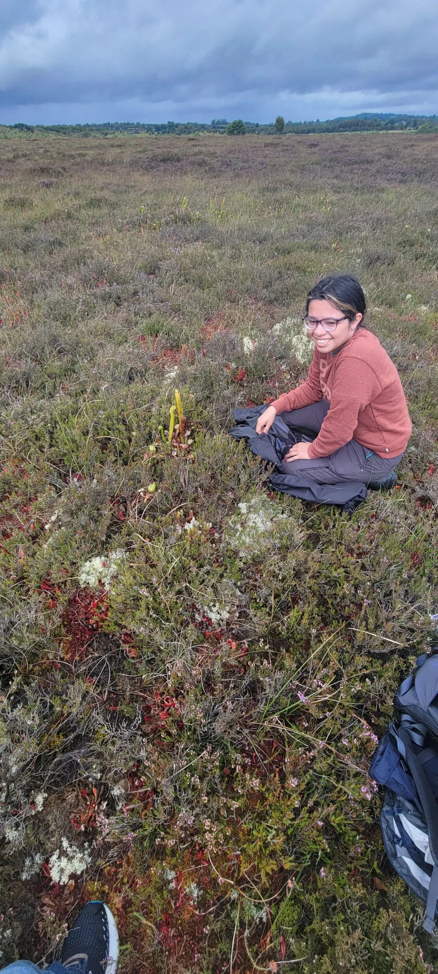 Maia Garcia at Woodhill bog 2024